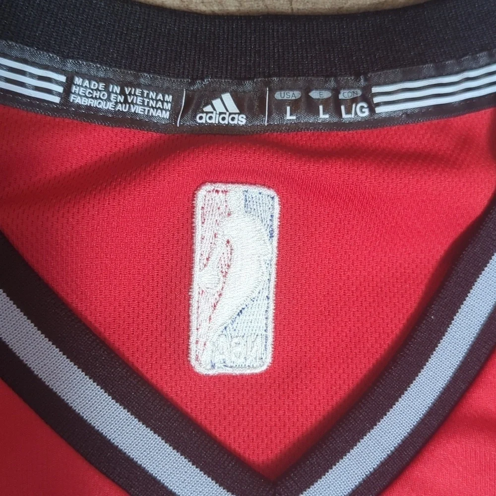 Adidas DeMar DeRozan Red Toronto Raptors #10 Jersey Size Large - Picture 2 of 9